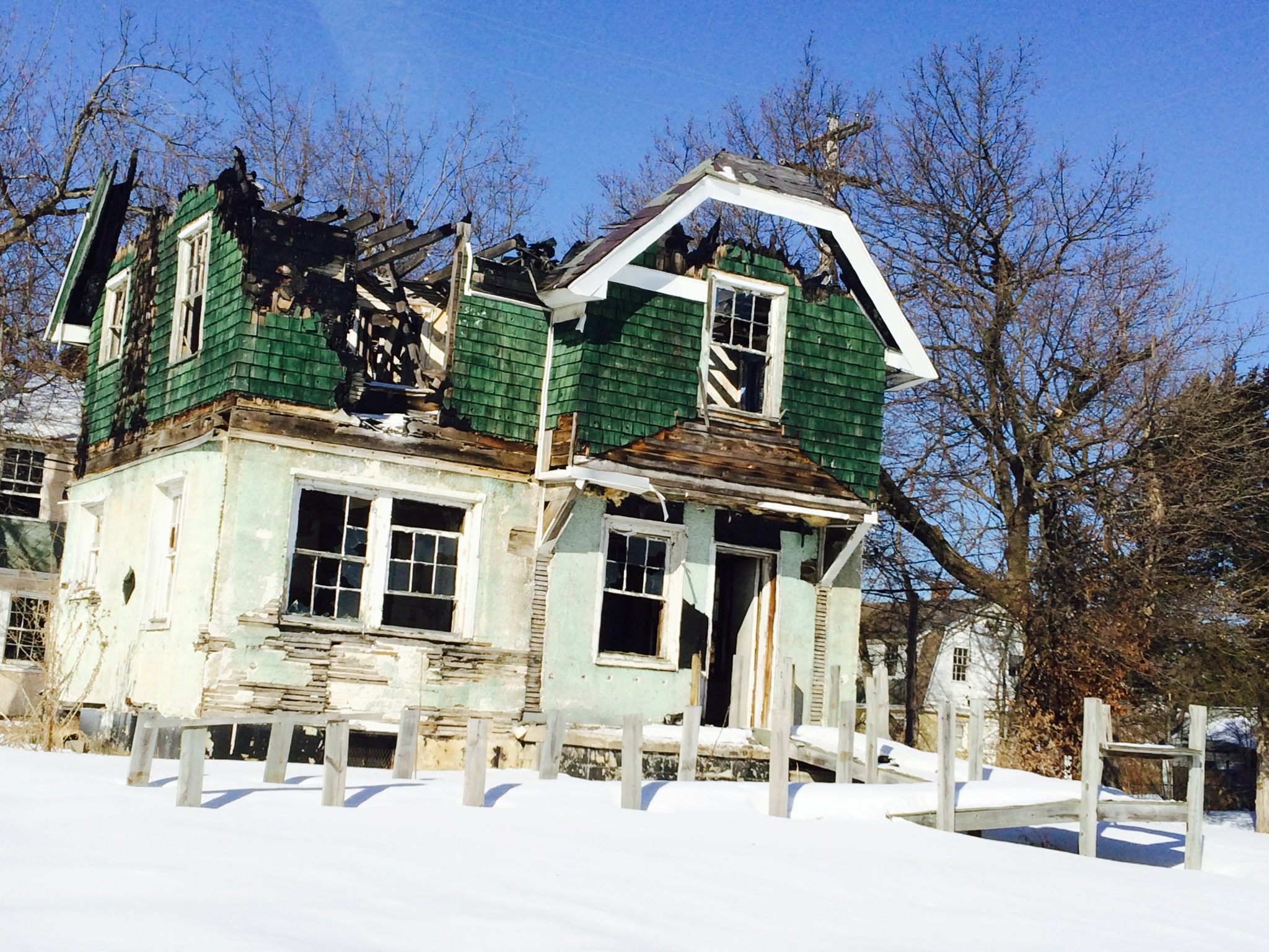Blighted, Abandoned Home in Flint