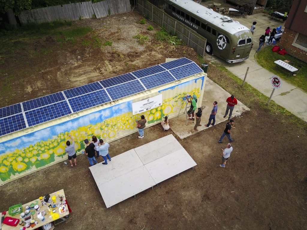 From a Shipping Container to a Solar-Powered Greenhouse: Arts Meets Agriculture in Detroit