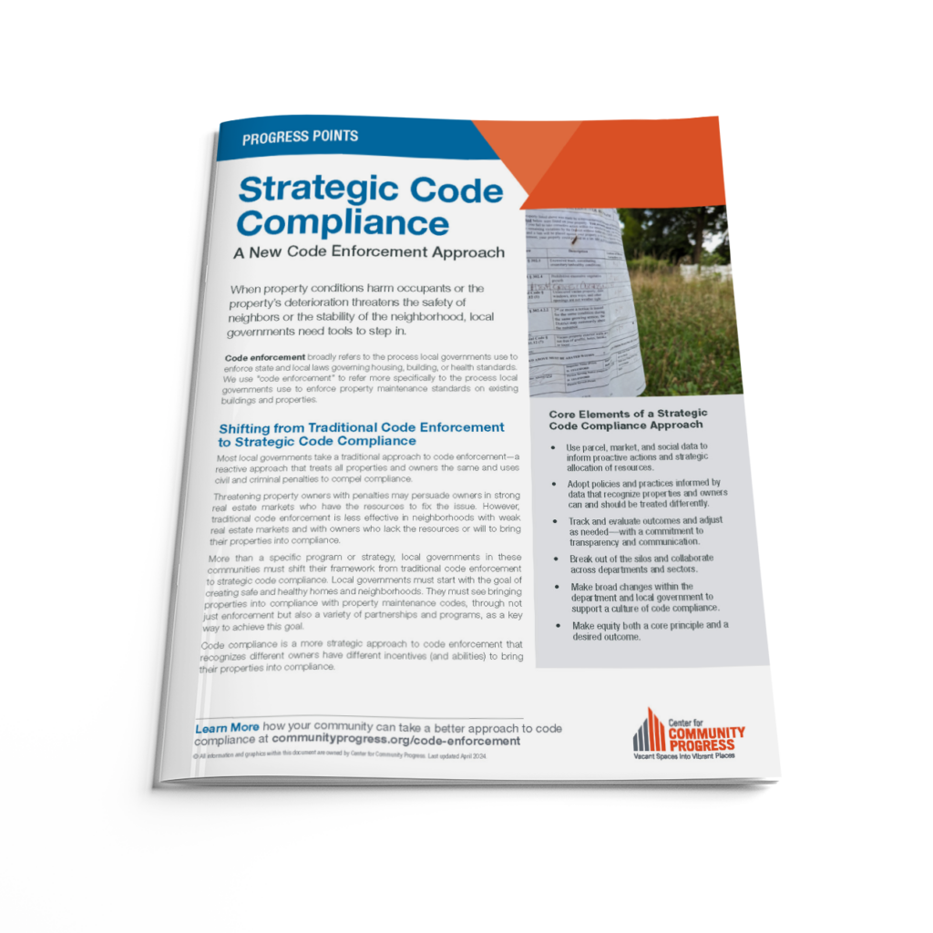 Progress Points: Strategic Code Compliance