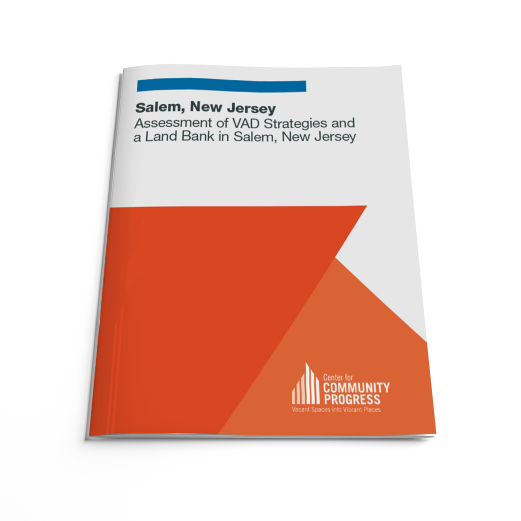 Assessment of VAD Strategies and a Land Bank in Salem, New Jersey