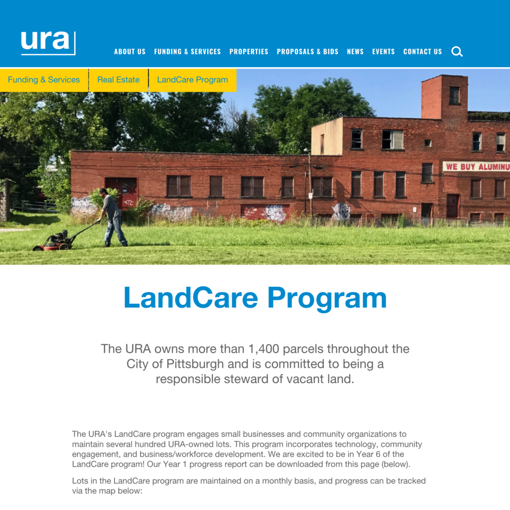 Pittsburgh-LandCare Program-1 Pittsburgh-LandCare Program-1