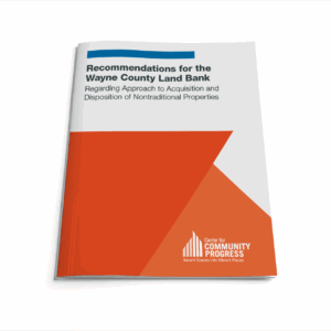 cover image of recommendations to wayne county report