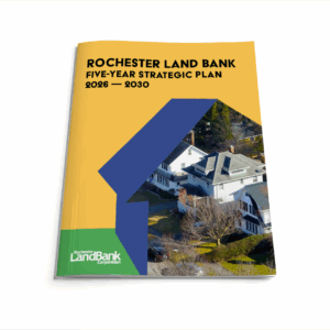 Cover page of the Rochester Land Bank Corporation Strategic Plan