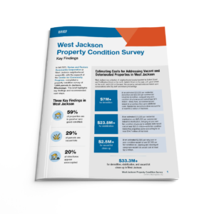 Memo cover for west jackson property condition survey
